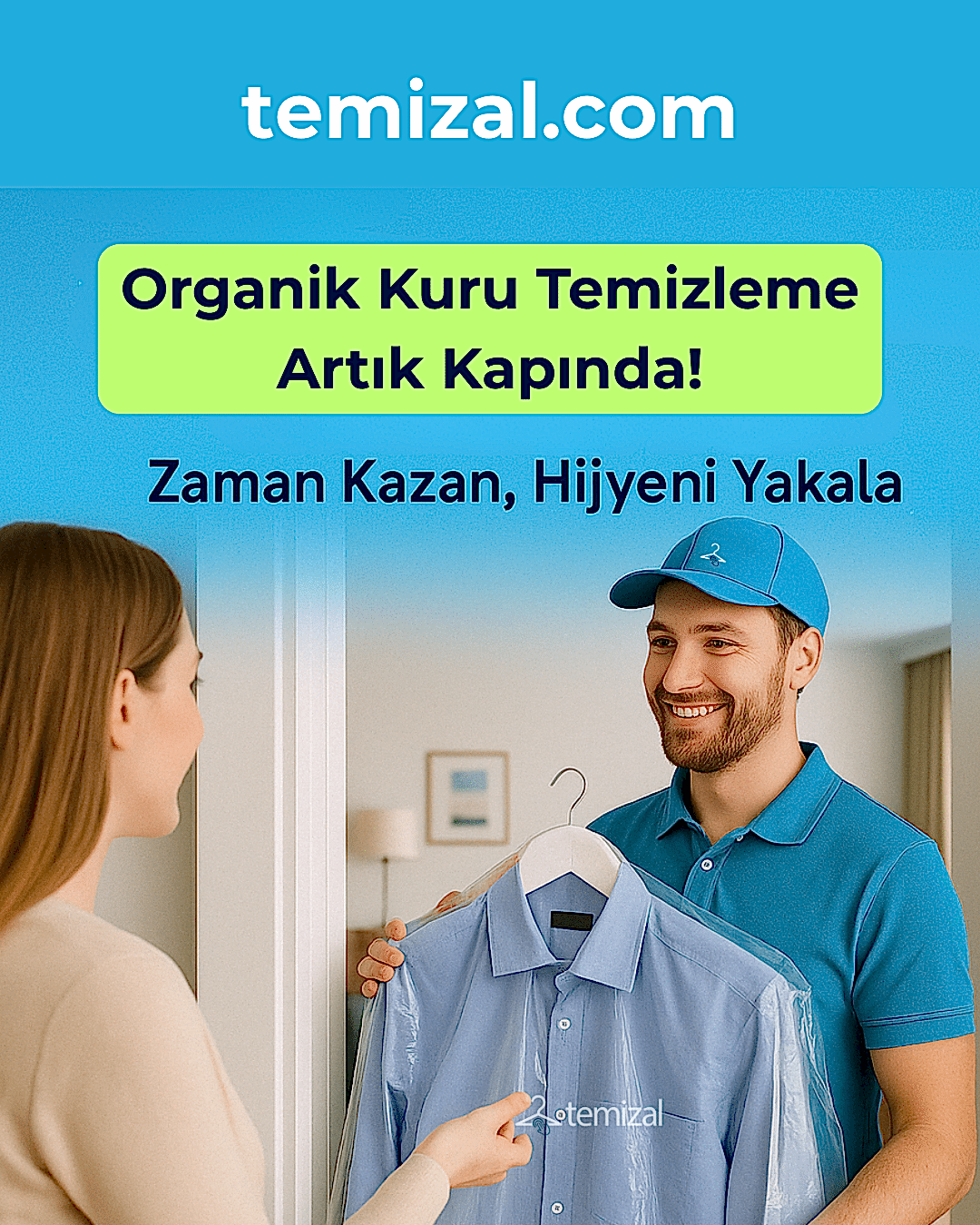 Organik Kuru Temizleme Hizmeti Artık Kapında! Zaman Kazan, Hijyeni Yakala