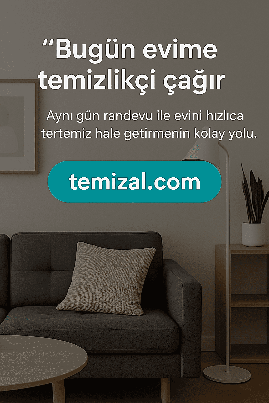 Bugün evime temizlikçi çağır