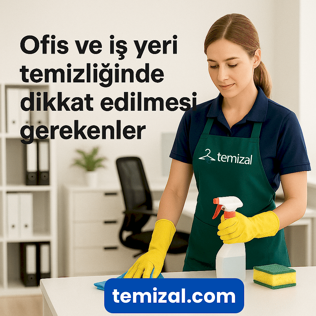 Ofis ve iş yeri temizliğinde dikkat edilmesi gerekenler