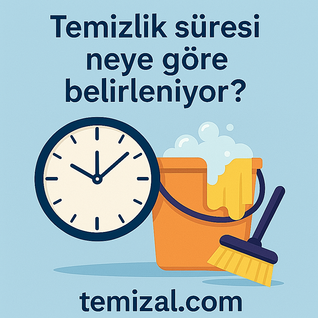  Temizlik süresi neye göre belirleniyor?