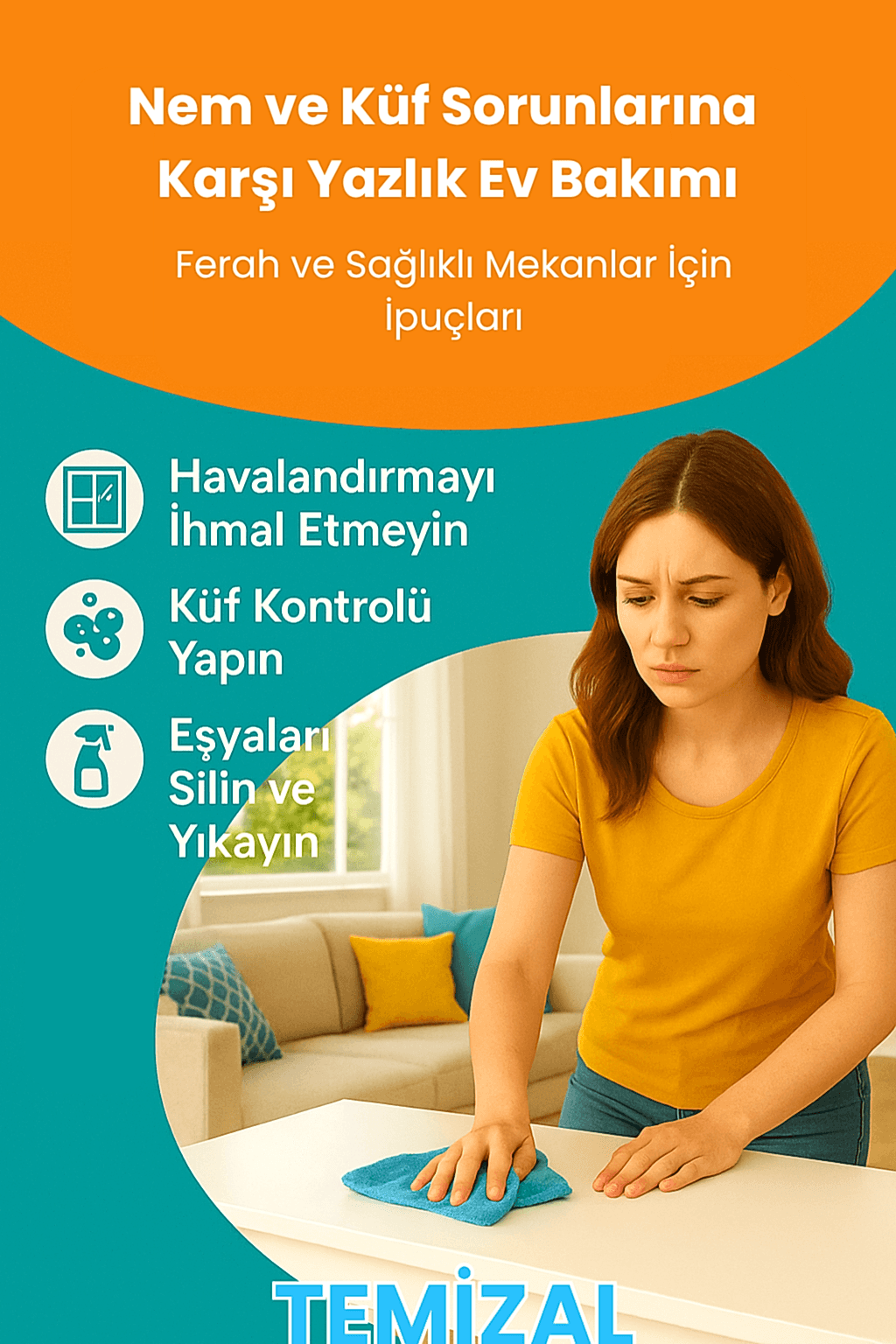 Nem ve Küf Sorunlarına Karşı Yazlık Ev Bakımı: Ferah ve Sağlıklı Mekânlar İçin İpuçları