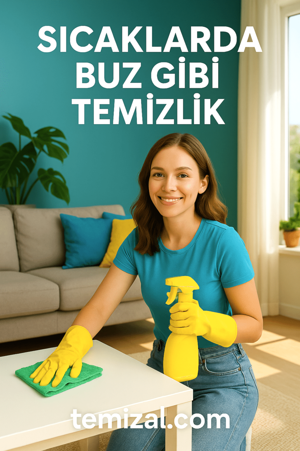 Sıcaklarda Buz Gibi Temizlik: Evde Serinlik Hissi Veren Tüyolar