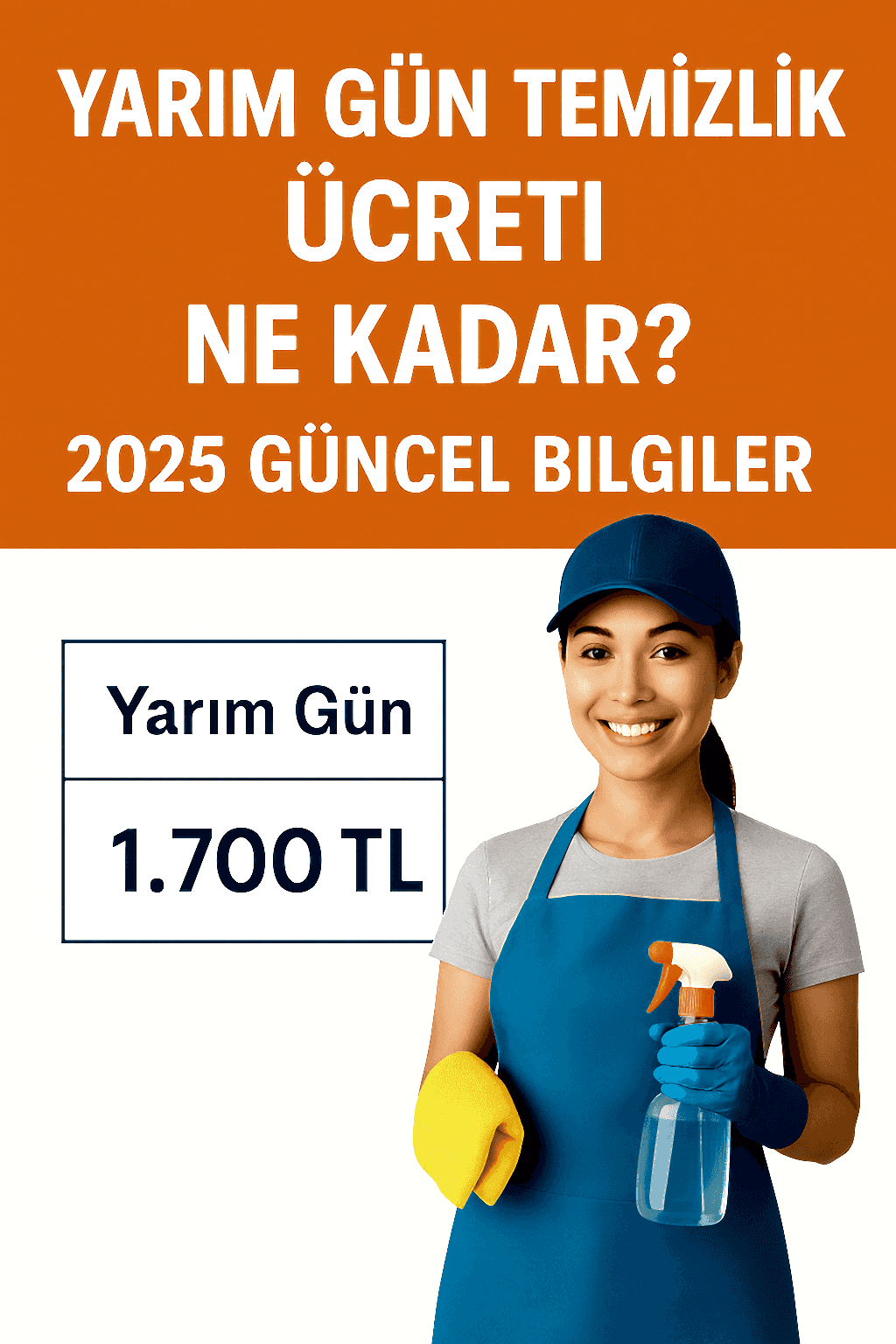 Güncel Yarım Gün Temizlik Ücreti Ne Kadar? 2025 